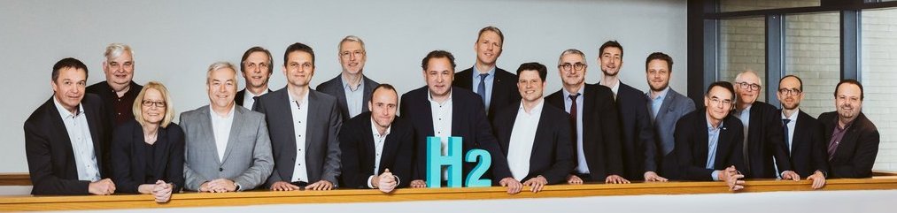 Mitglieder des Kuratoriums des H2-Kompetenzverbunds der deutschen Energiewirtschaft